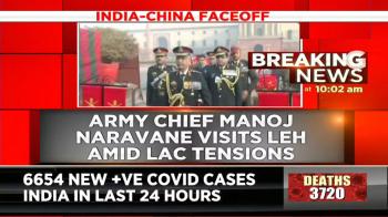 jiocinema - Amid escalating tension with China, Army Chief Manoj Naravane visits Ladakh