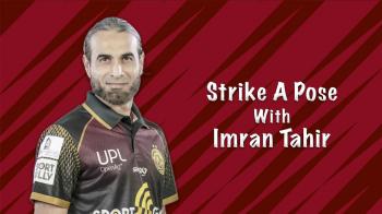 jiocinema - Imran Tahir strikes a pose