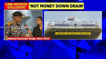 jiocinema - Indian Navy Chief Admiral Karambir Singh on India's new military aircraft carrier | Army News Today
