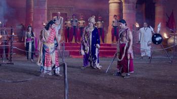 jiocinema - Bindusara stops the fight between Ashoka and Sushim
