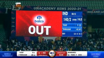 jiocinema - Fall of wickets India
