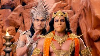 jiocinema - Indradev manipulates Hanuman!