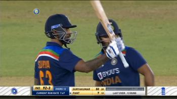jiocinema - FOUR, Fifty on international debut innings for Suryakumar Yadav