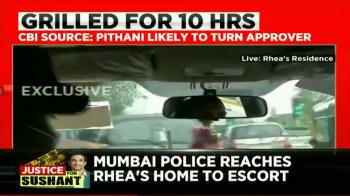 jiocinema - Sushant death case: Rhea Chakraborty en-route to DRDO office for CBI questioning