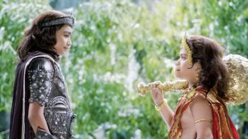 jiocinema - Hanuman threatens Shani