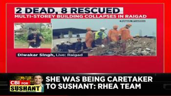 jiocinema - Raigad tragedy: Multi-storey building collapses: 18 people trapped under debris, 8 rescued by NDRF