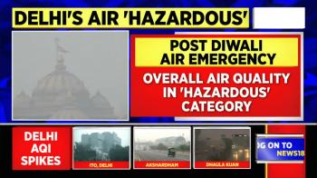 jiocinema - As Delhi flouts cracker ban, air quality dips to 'severe' post Diwali