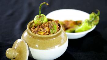 jiocinema - Rajasthani Pickle and Ragi Moongnidal no Sheero