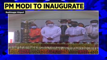 jiocinema - PM Modi reaches Kushinagar international airport | PM Modi Live | Kushinagar Airport